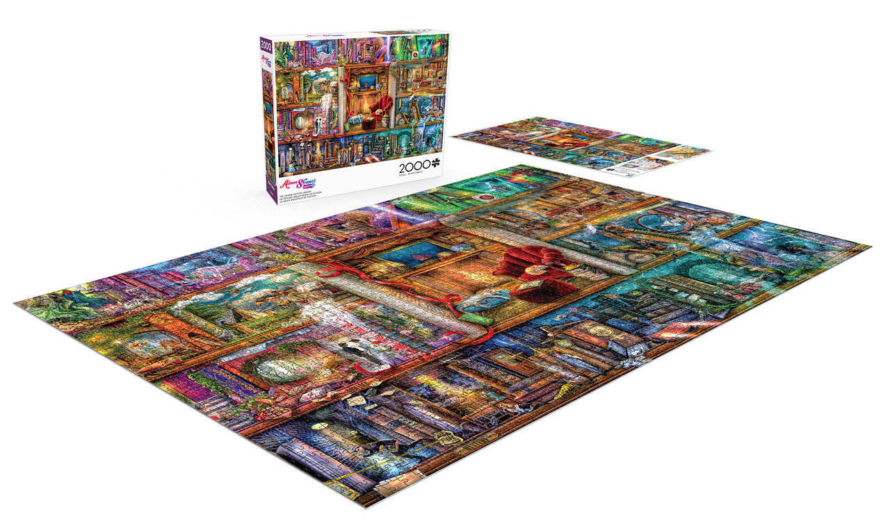 Aimee Stewart: The Grand Fiction Library 2000 Piece Puzzle