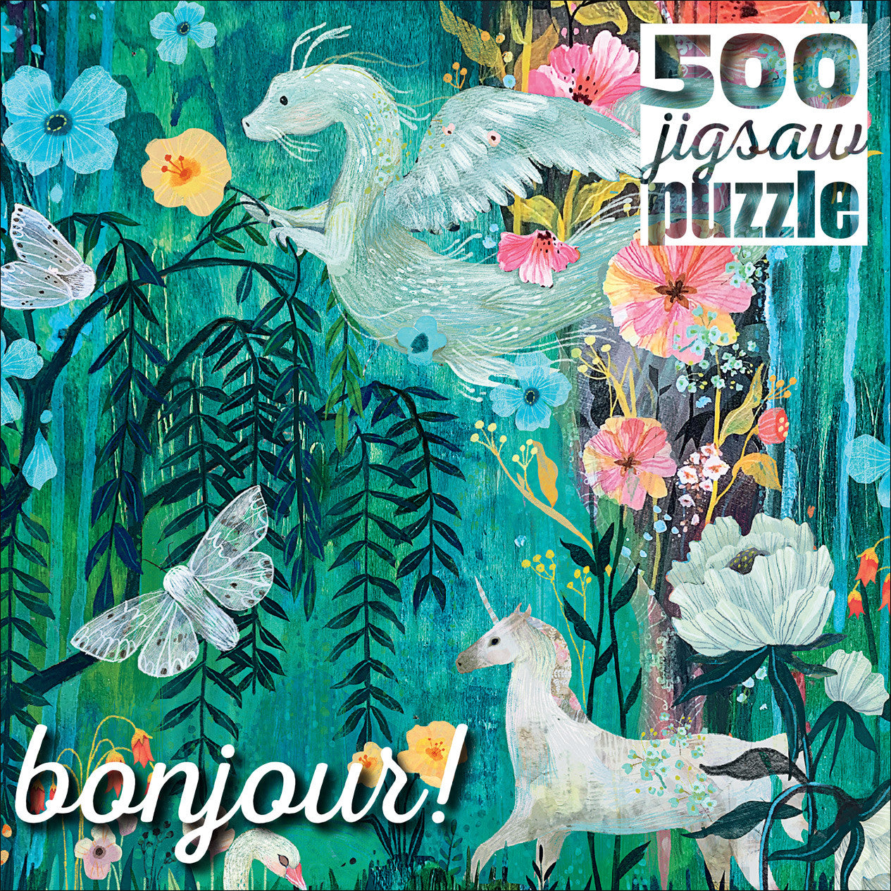 Bonjour: Magical Forest Friends 500 Piece Puzzle