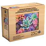 Wood Puzzle: Simple Succulent 250 Piece Puzzle