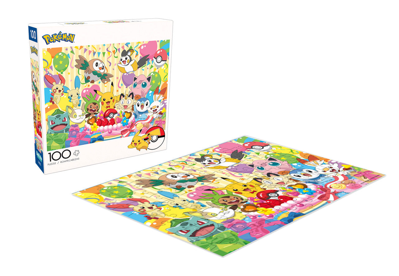 Pokémon Celebration 100 Piece Jigsaw Puzzle Contents