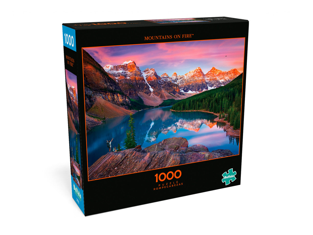 Photography Mountains on Fire 1000 Piece Jigsaw Puzzle 3D