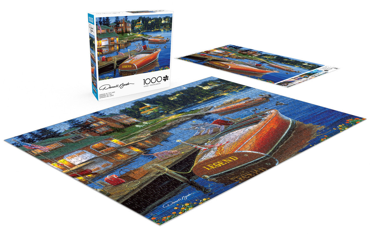 Darrell Bush: Legend of the Lake 1000 Piece Puzzle