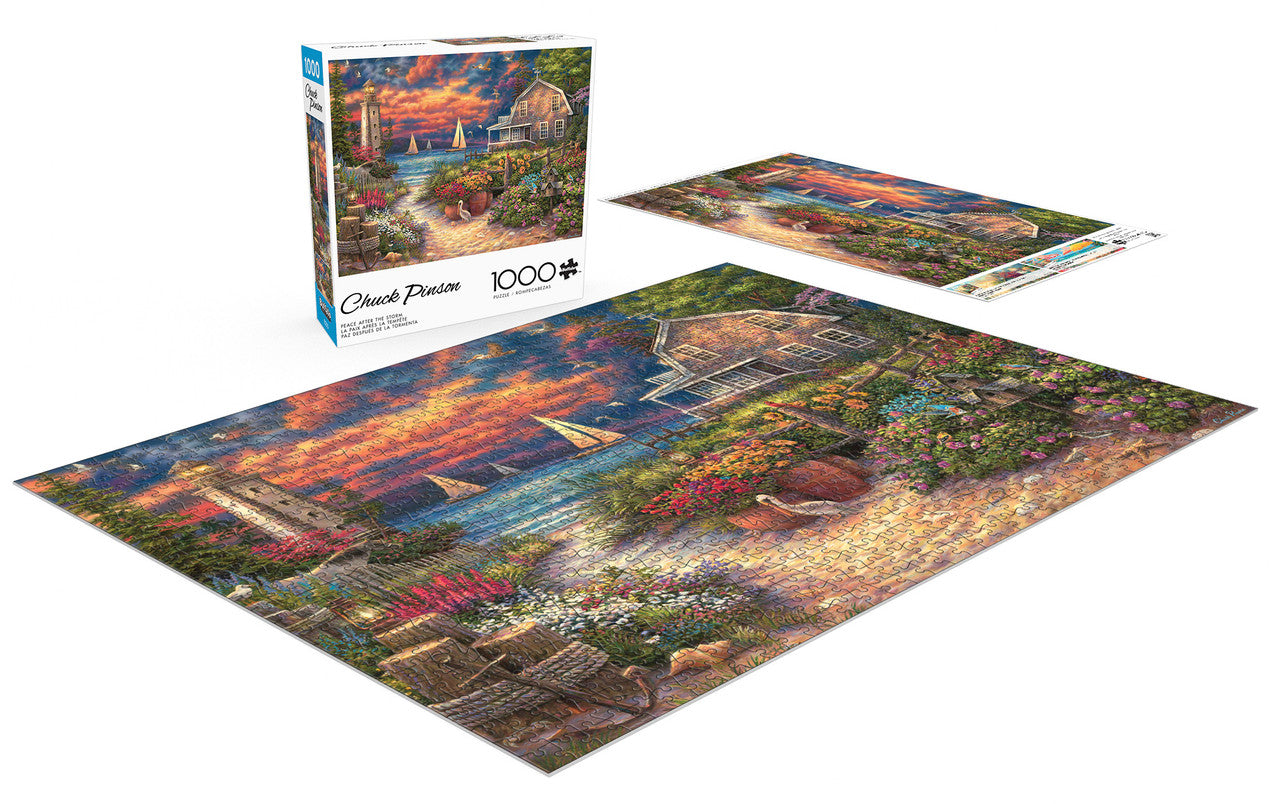 Chuck Pinson's Escapes: Peace After the Storm 1000 Piece Puzzle