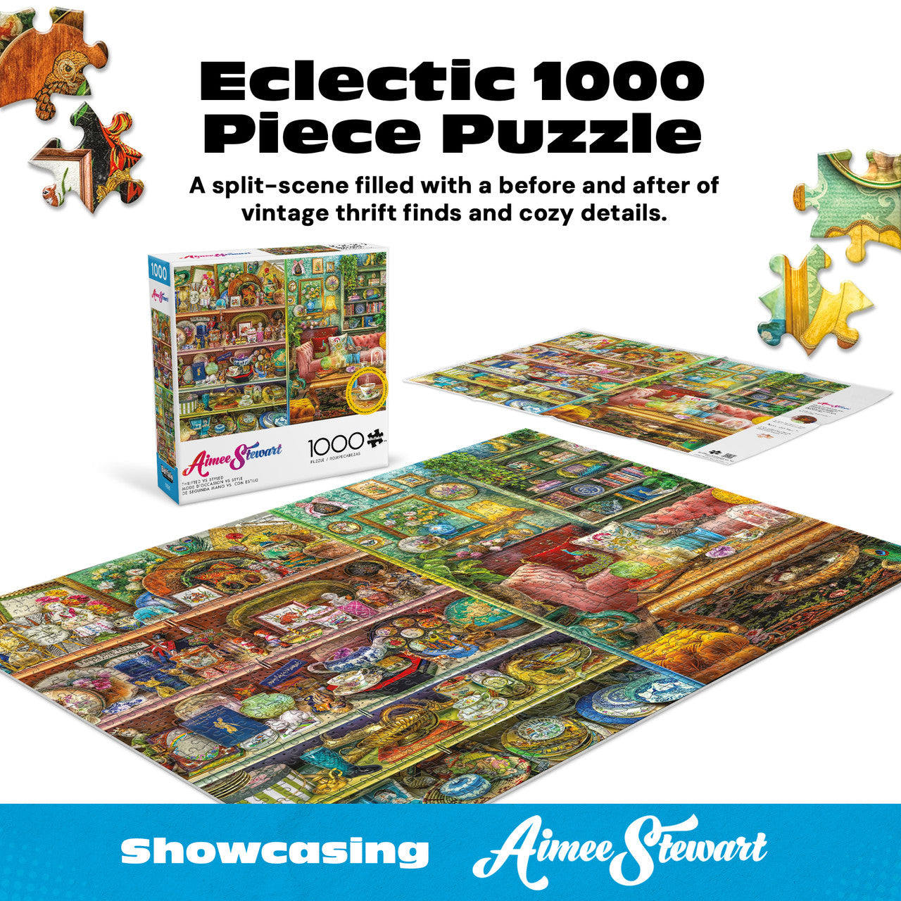Aimee Stewart:  Thrifted VS Styled 1000 Piece Puzzle