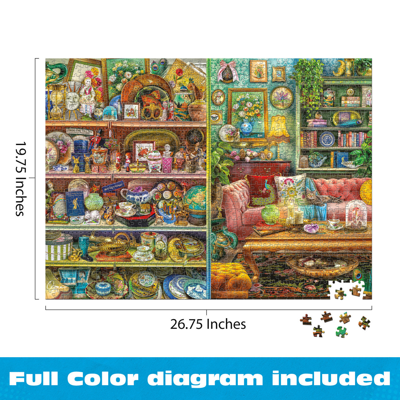 Aimee Stewart:  Thrifted VS Styled 1000 Piece Puzzle