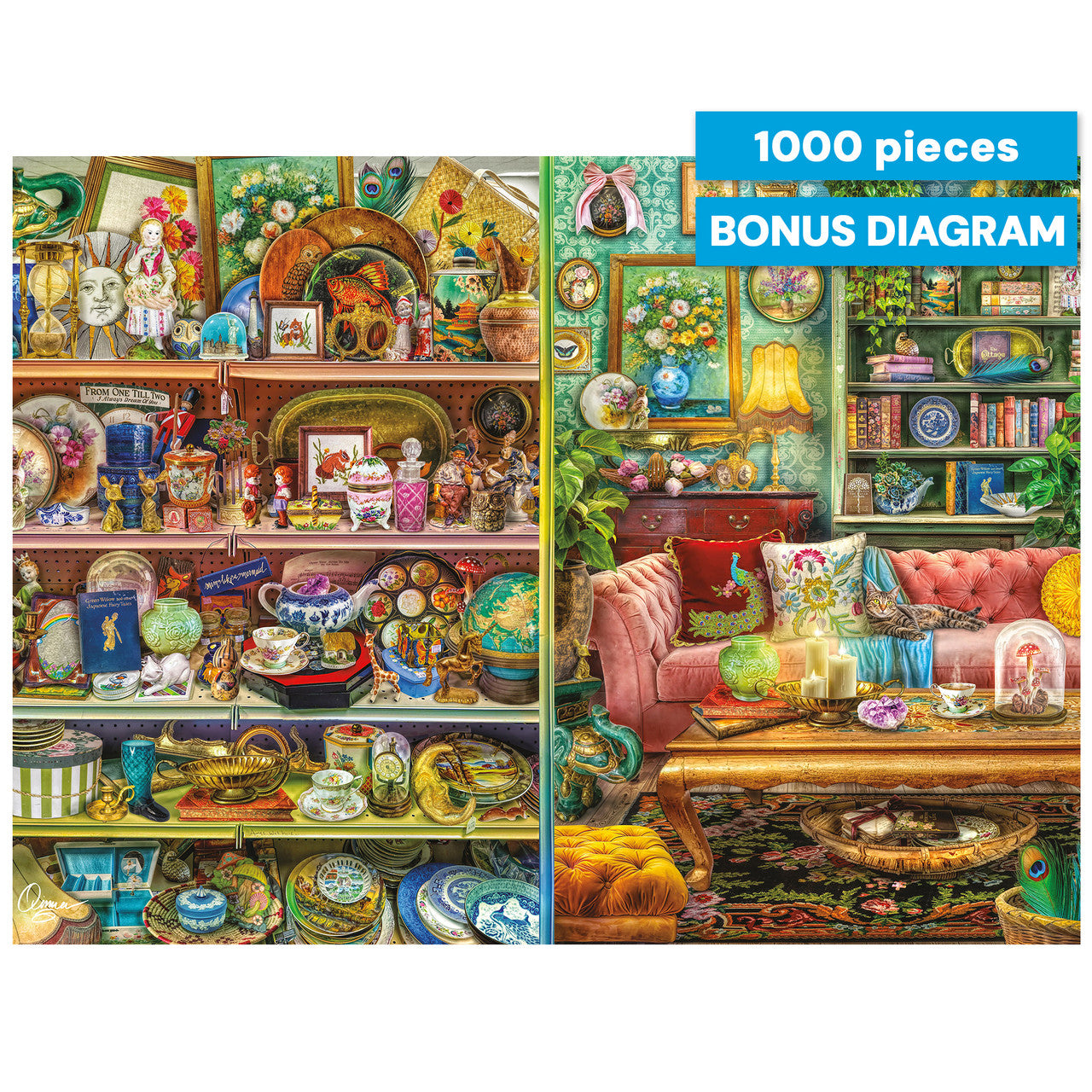 Aimee Stewart:  Thrifted VS Styled 1000 Piece Puzzle
