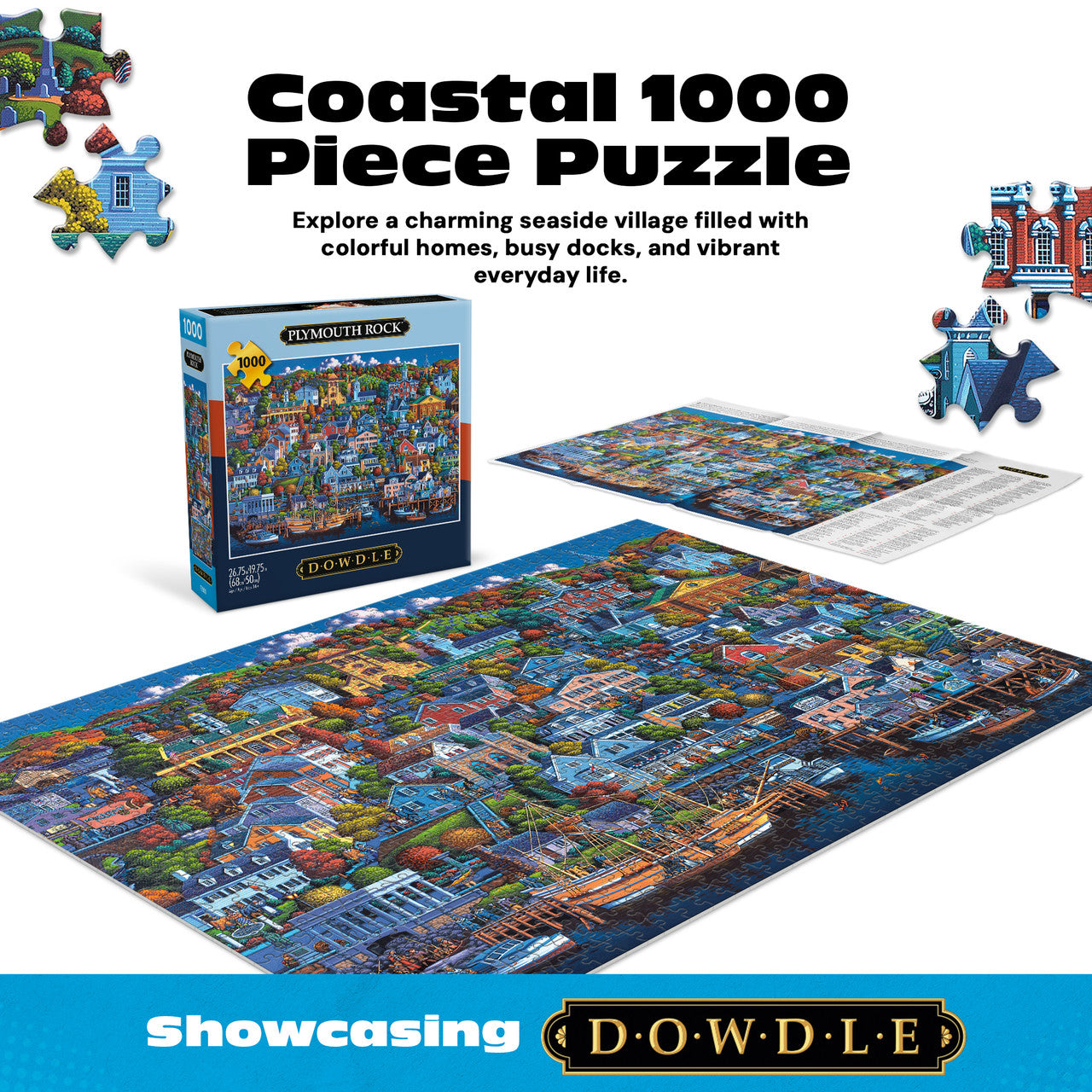 Eric Dowdle: Plymouth Rock 1000 Piece Puzzle