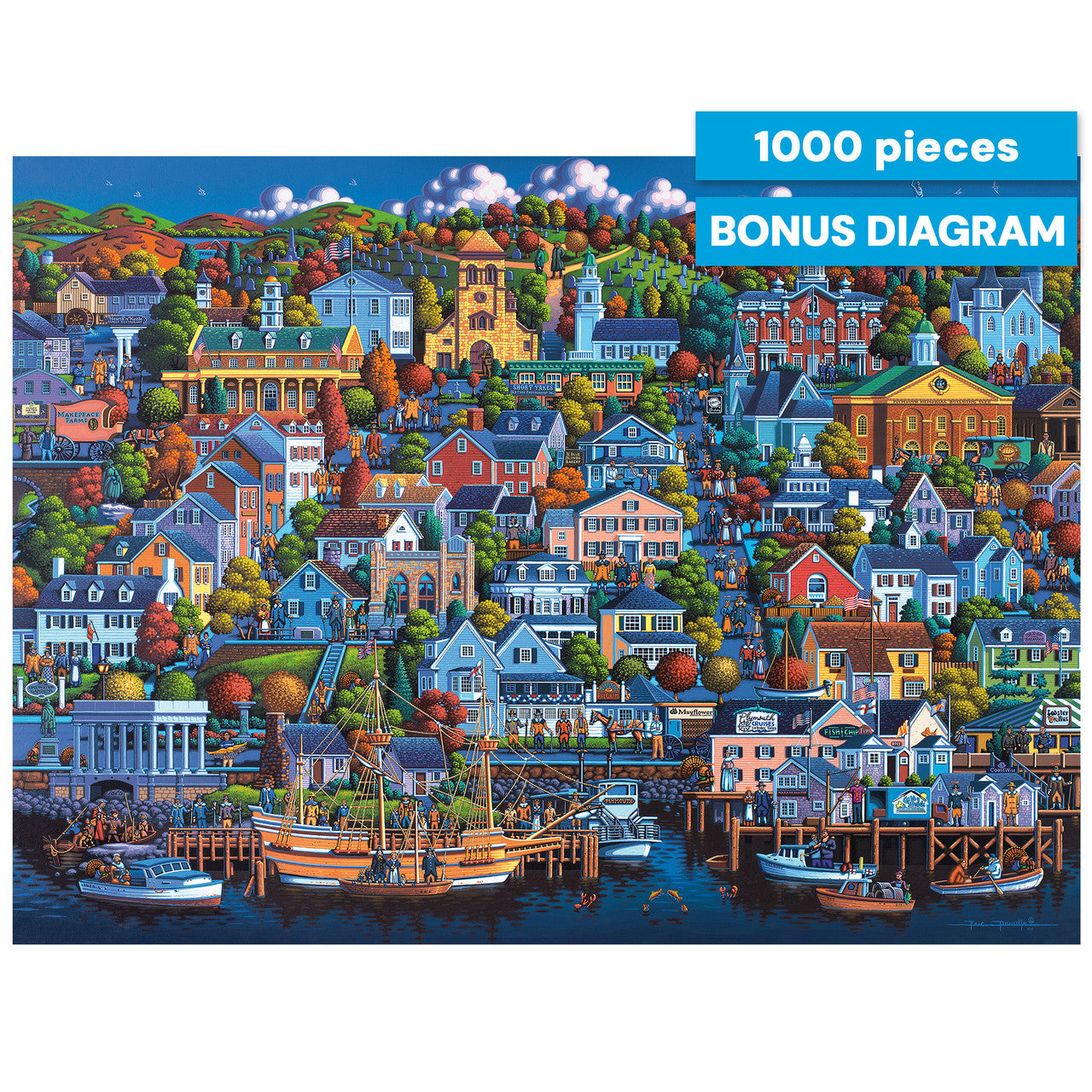 Eric Dowdle: Plymouth Rock 1000 Piece Puzzle