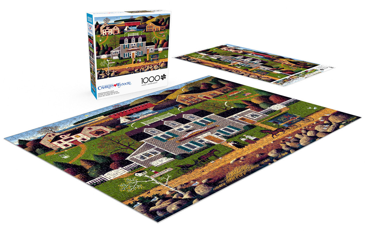 Charles Wysocki: Moonmeadow Cove 1000 Piece Puzzle