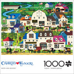 Charles Wysocki: Shops and Buggies 1000 Piece Puzzle