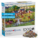 Charles Wysocki: Rainbow's End 1000 Piece Puzzle