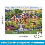 Charles Wysocki: Rainbow's End 1000 Piece Puzzle