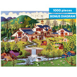 Charles Wysocki: Rainbow's End 1000 Piece Puzzle