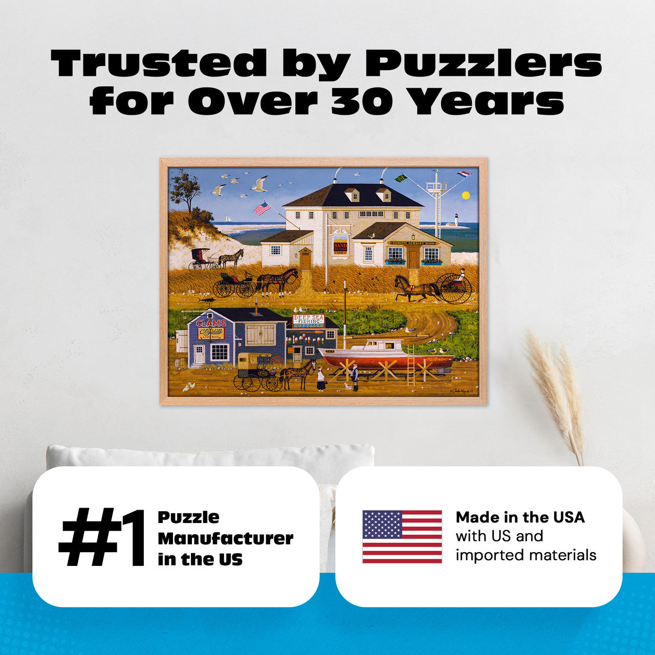 Charles Wysocki: Stoney Bay 1000 Piece Puzzle