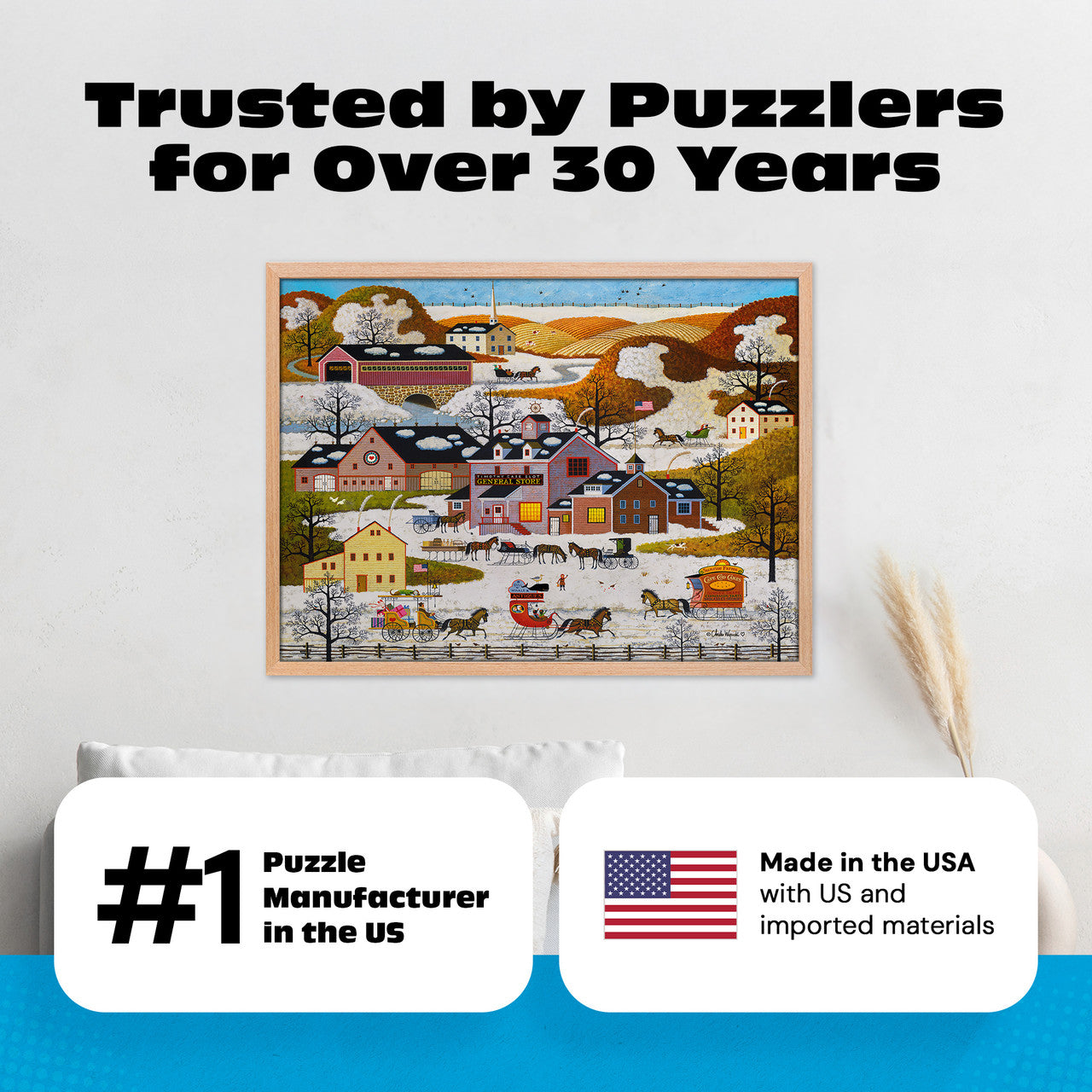 Charles Wysocki: Gifts, Antiques, Cakes 1000 Piece Puzzle