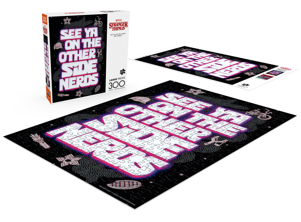 Stranger Things - See Ya on the Other Side Nerds 300 Large Piece Jigsaw Puzzle