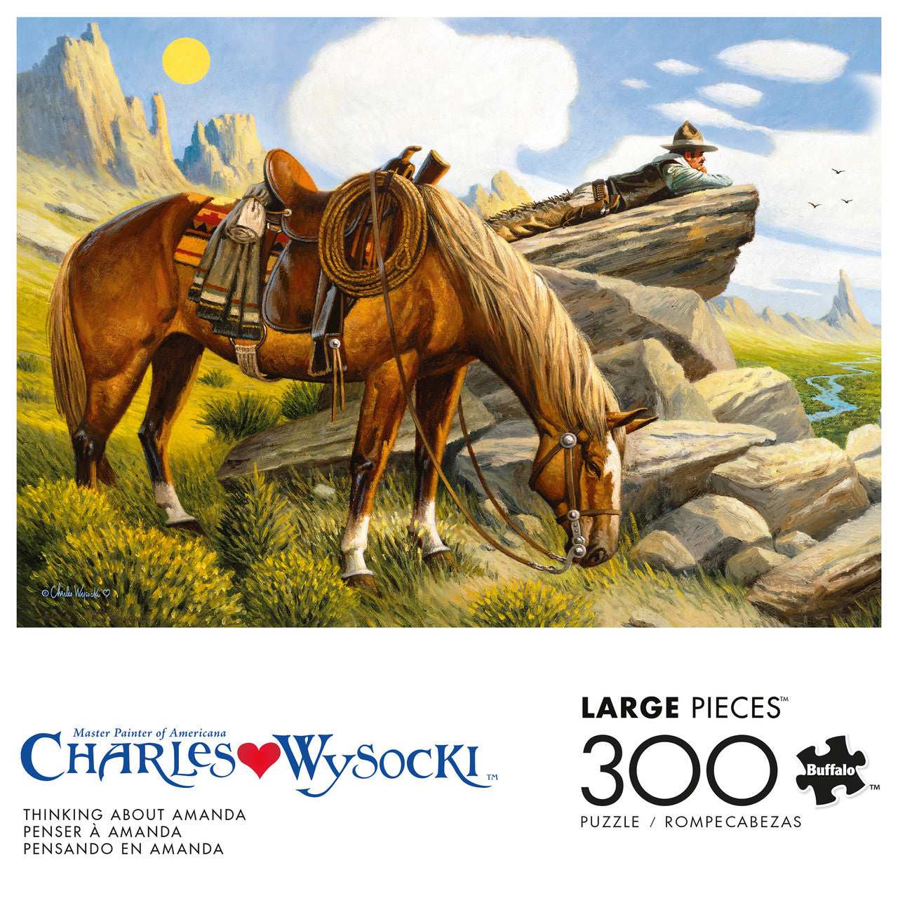 Charles Wysocki: Thinking About Amanda 300 Piece Puzzle