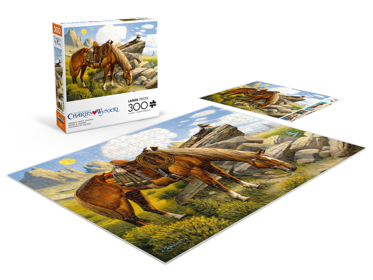 Charles Wysocki: Thinking About Amanda 300 Piece Puzzle