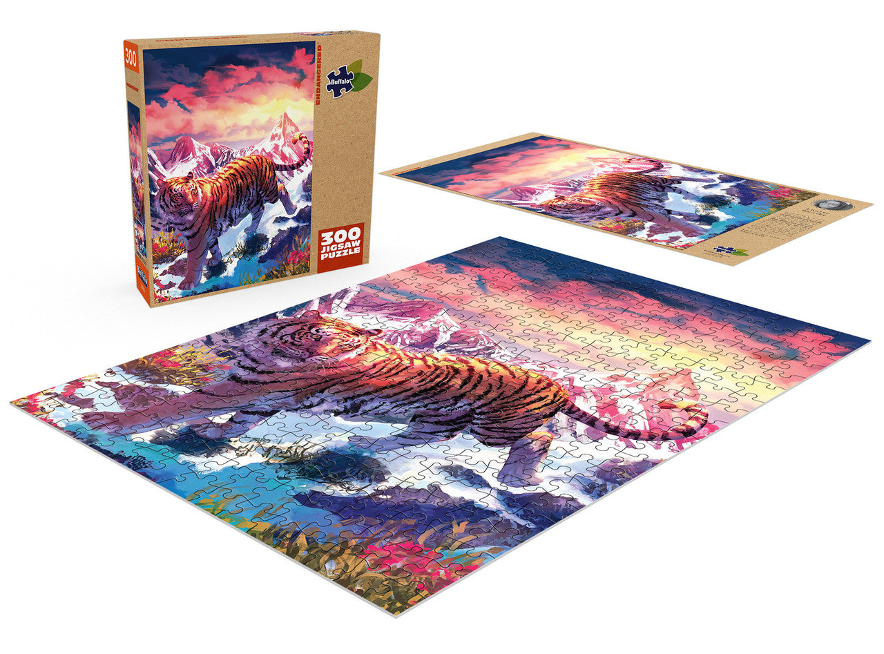 Sustainable Puzzle Series: Endangered 300 Piece Jigsaw Puzzle