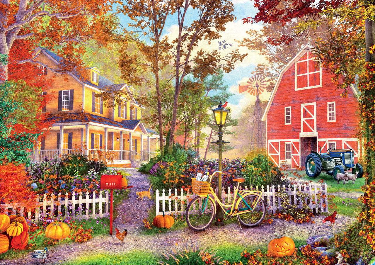 Buffalo Games SPRING 25 Puzzle Bundle – 4-Pack (2 x 300-Piece & 2 x 500-Piece Jigsaw Puzzles)