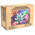 Wood Puzzle: Simple Succulent 500 Piece Puzzle
