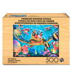 Wood Puzzle: Tiny Bubbles 500 Piece Puzzle