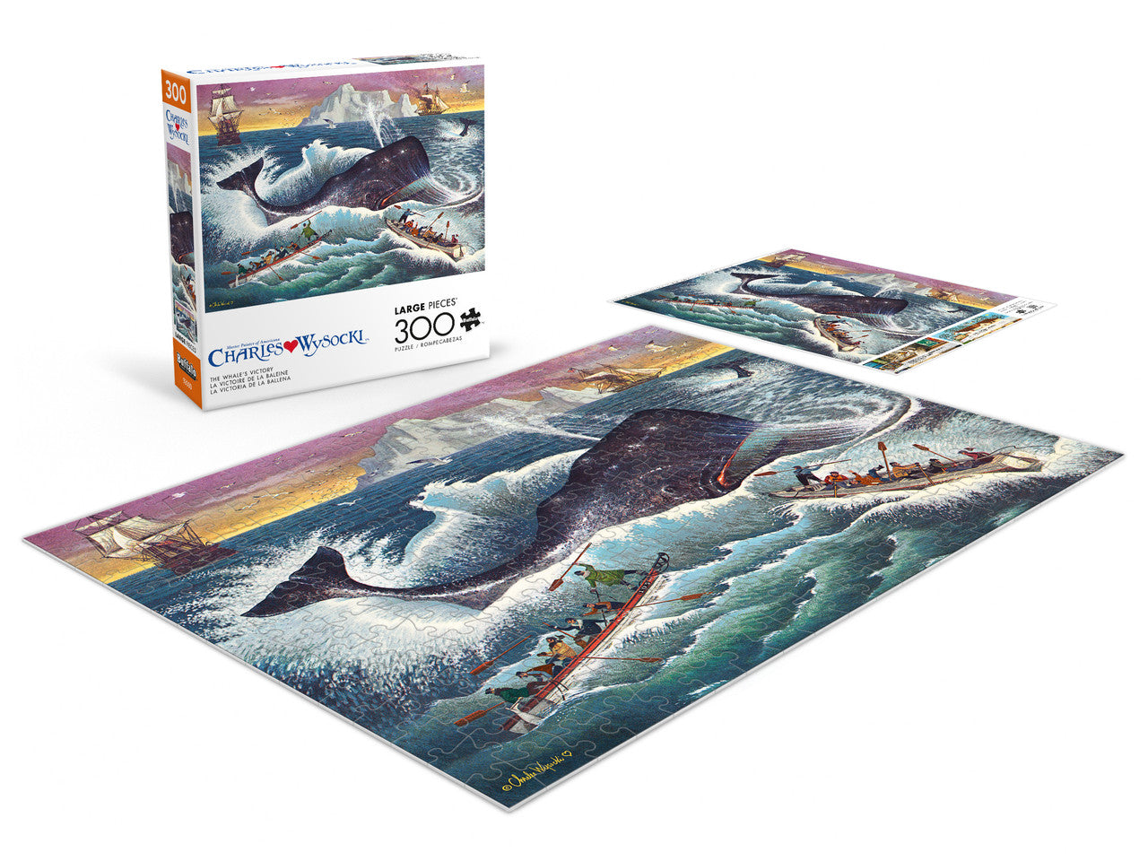 Charles Wysocki: The Whale's Victory 300 Piece Puzzle