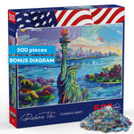 AMERICANA: Celebrate Liberty 500 Piece Puzzle