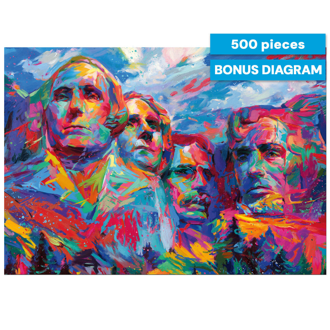 AMERICANA: Mount Rushmore 500 Piece Puzzle