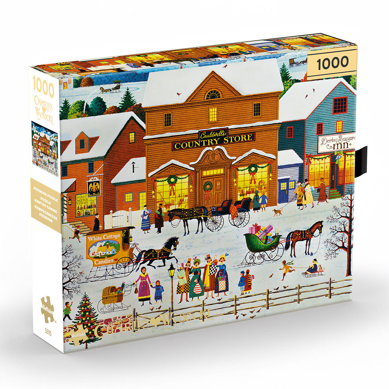 Charles Wysocki: Cauldwell's Country Store - 1000 Piece Jigsaw Puzzle - Premium Gold Collection