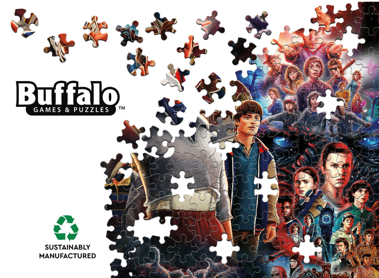 Stranger Things Season Collage 2000 Piece Puzzle