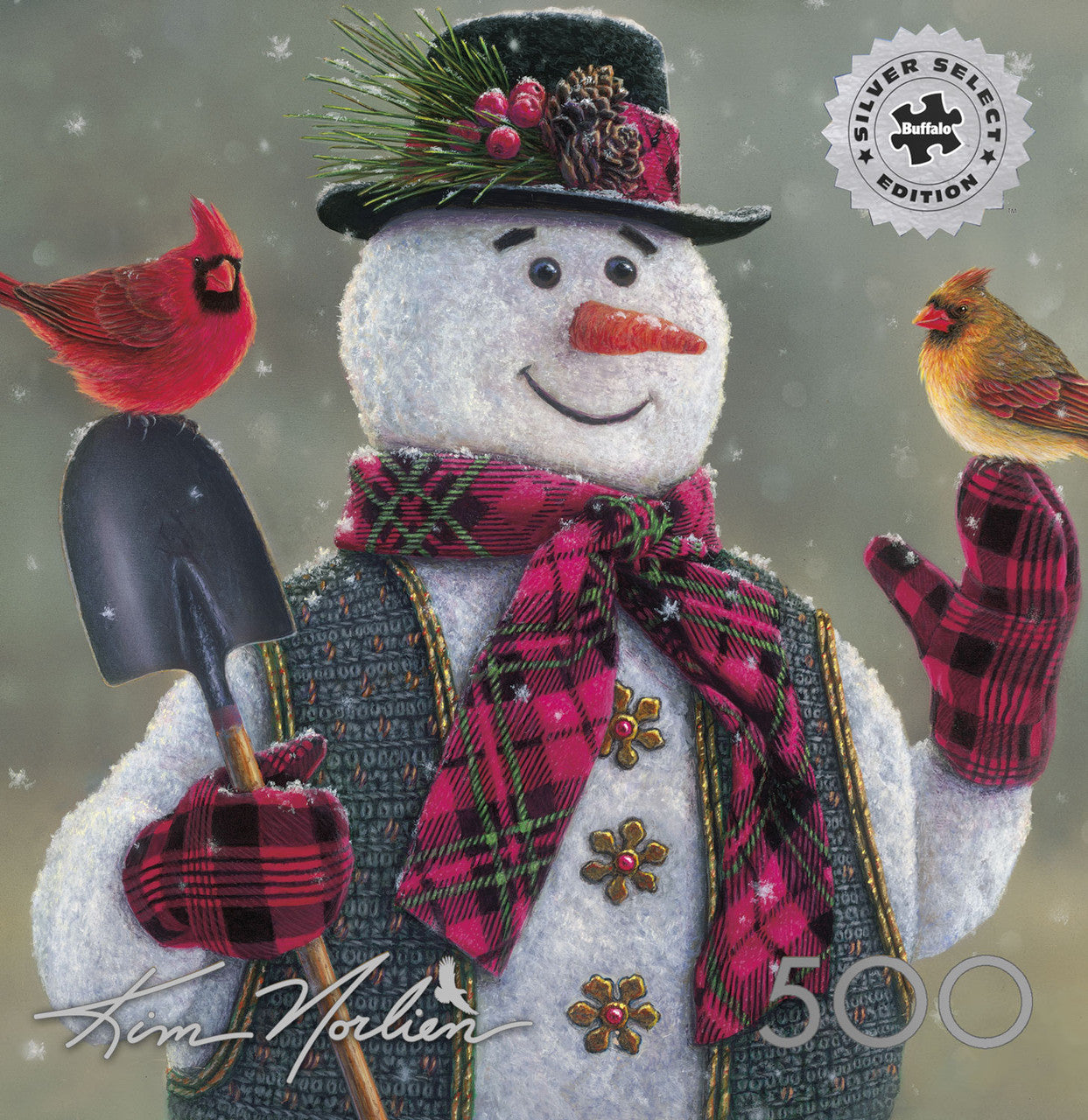 Kim Norlien Silver Select: Snow Grandpa 500 Piece Puzzle