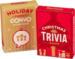 Holiday Family Card Game 2-Pack | Conversation Starters & Trivia | The Perfect Addition to Family Game Night | Fun for Ages 6+