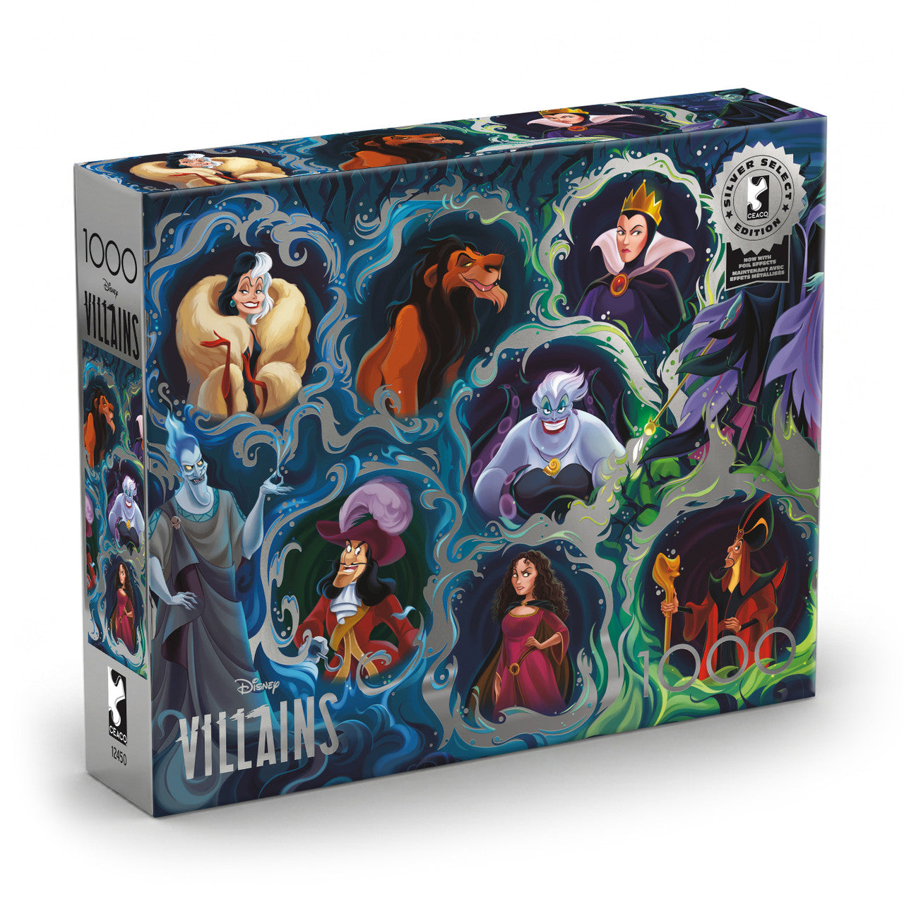 Ceaco Silver Select Disney Villains 1000 Piece Puzzle
