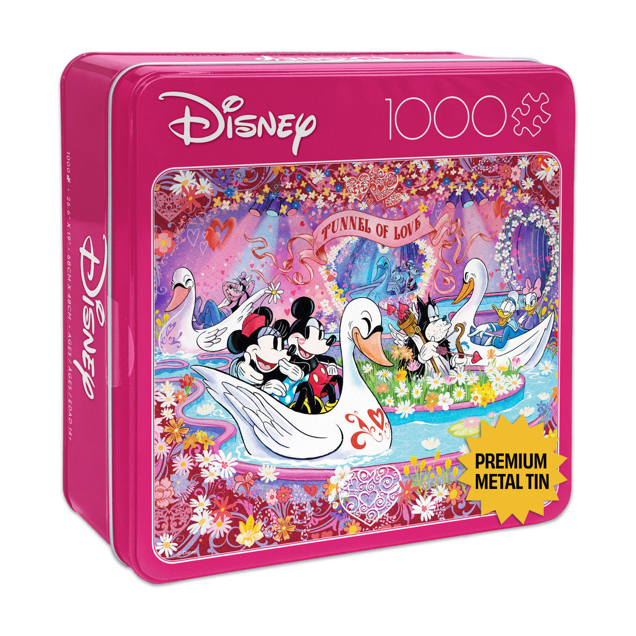 Ceaco Collector's Tin: Disney: Tunnel of Love 1000 Piece Puzzle